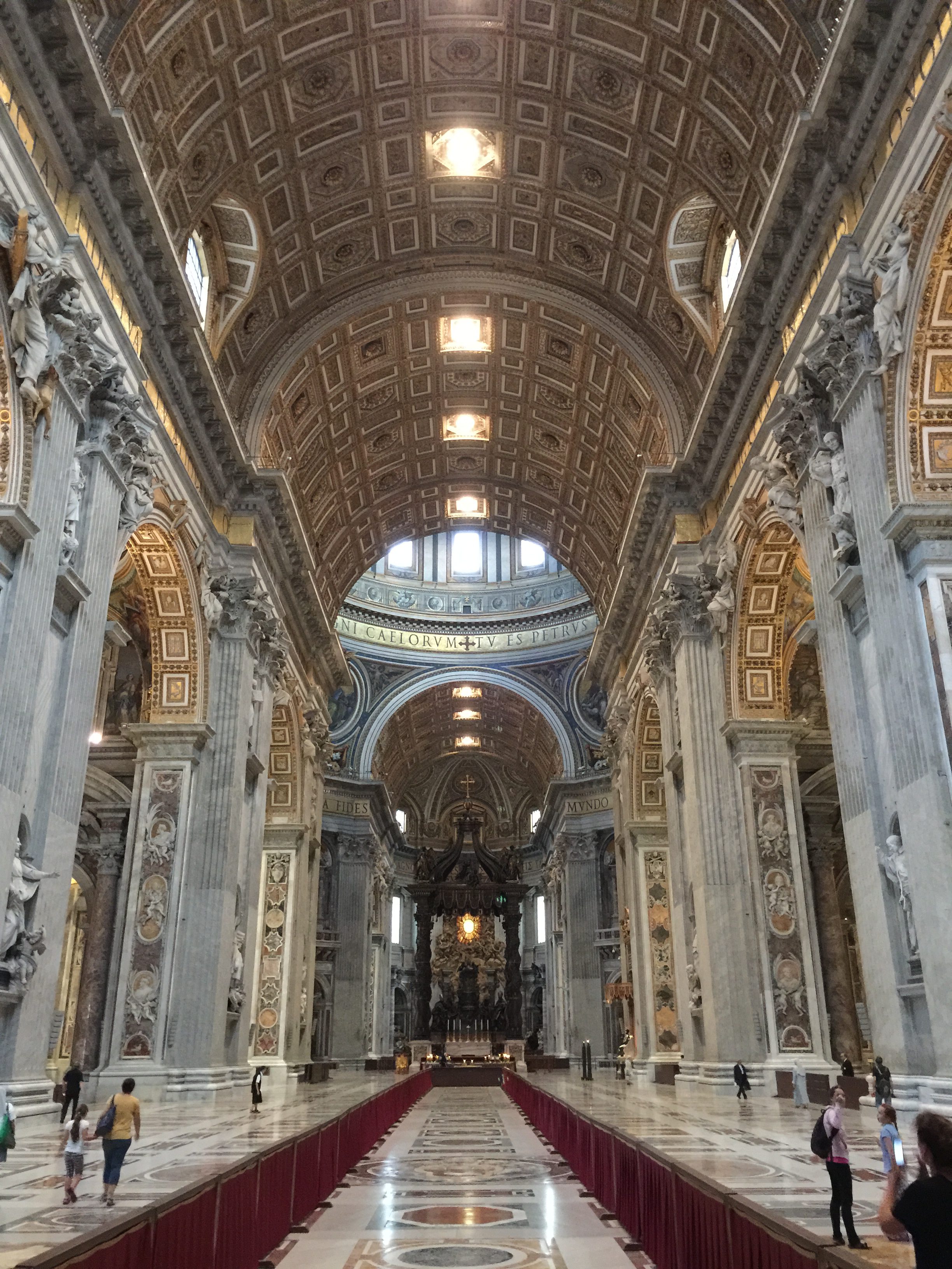 Inside Saint Peter's Cathedral